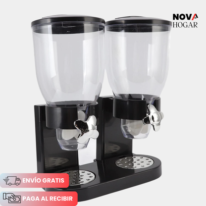 TwistServe™ Dispensador Doble para Cereales y Granos