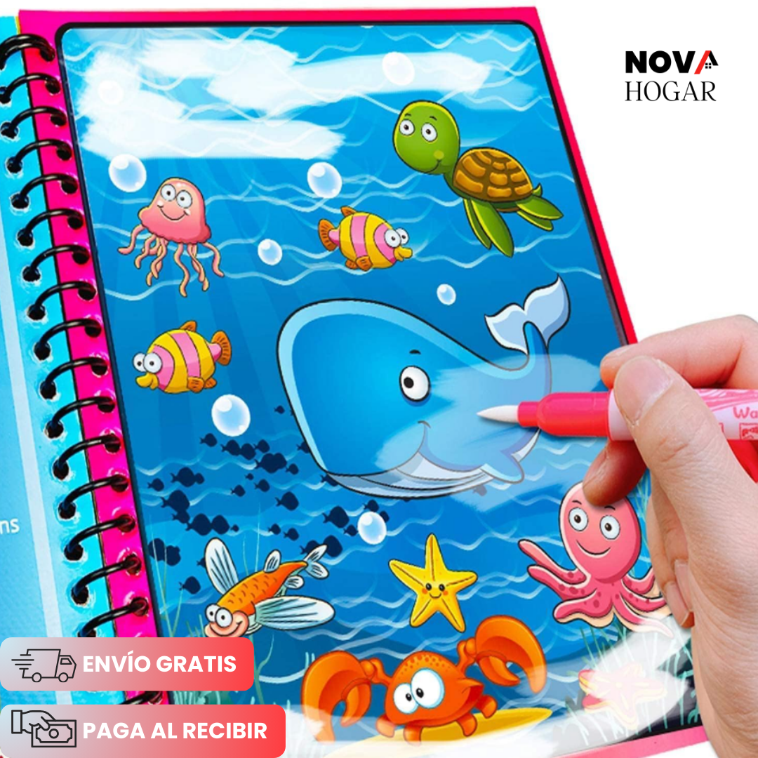 Pack x4 WaterBook™ Libro Mágico Reutilizable