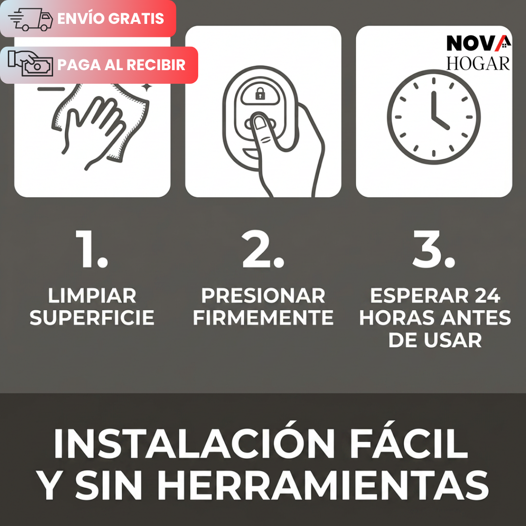 SnapMount™ Organizador sin Perforaciones para Baño