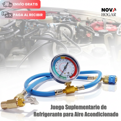 AC-RechargeRig™ Kit De Recarga de Gas para Coche