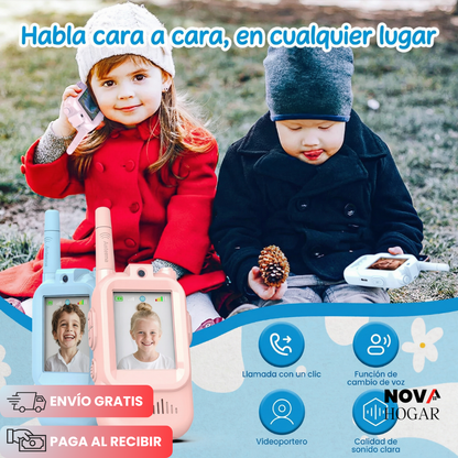 KidConnect™ Video Walkie Talkies para Niños