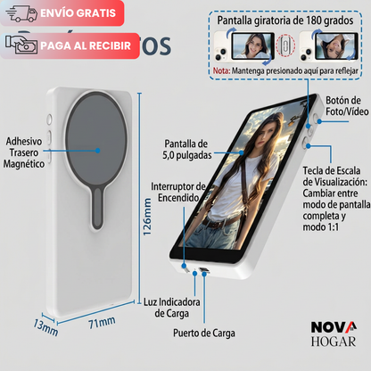VlogSync™ Monitor Inalámbrico para Vídeos Profesionales