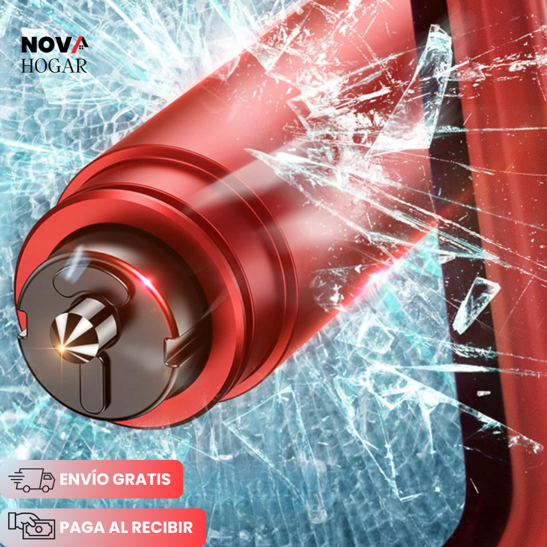 SafetyMaster™ Herramienta 2 en 1 para Emergencia Vehicular