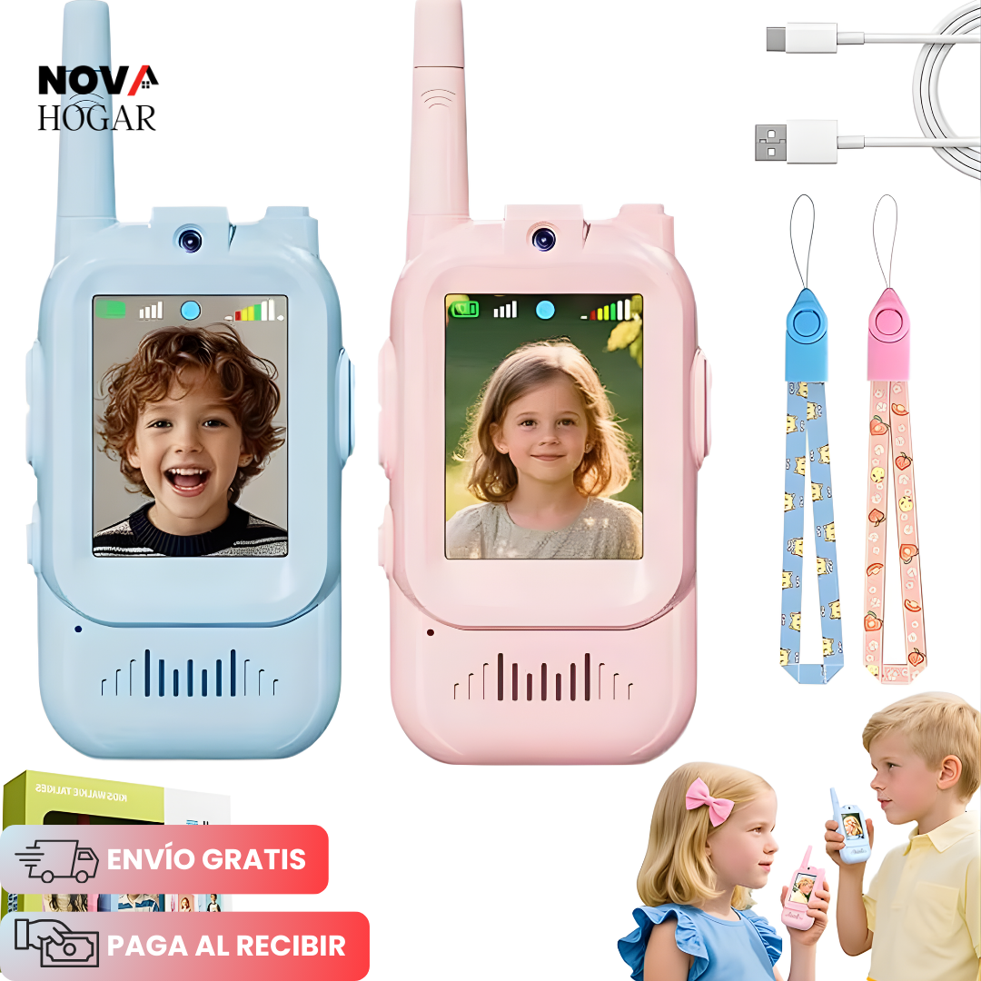 KidConnect™ Video Walkie Talkies para Niños