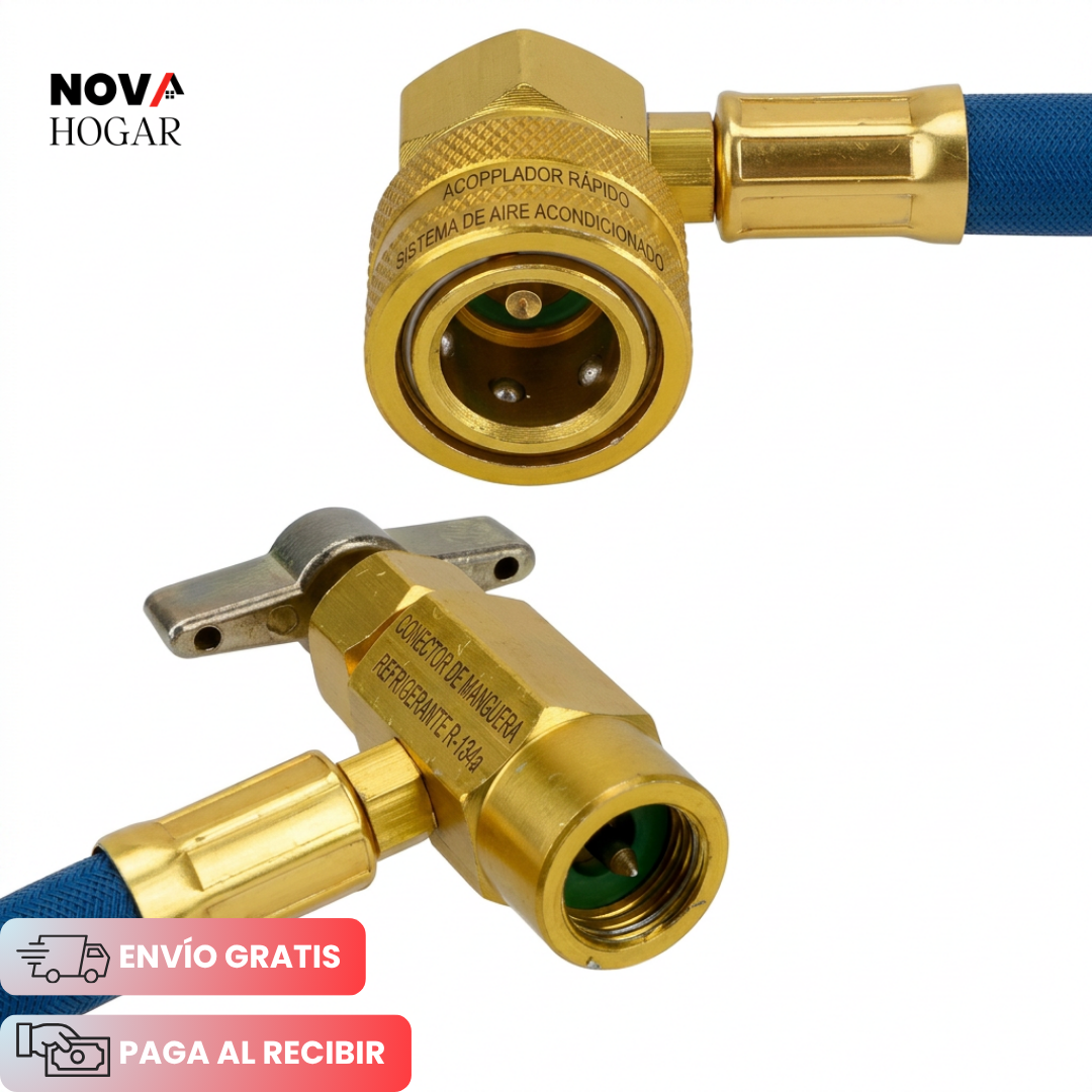 AC-RechargeRig™ Kit De Recarga de Gas para Coche