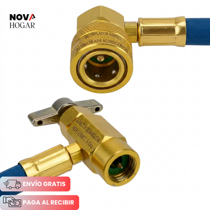 AC-RechargeRig™ Kit De Recarga de Gas para Coche