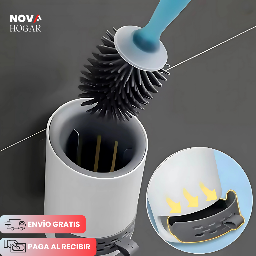 SwiftClean™ Cepillo de baño Inteligente con Dispensador