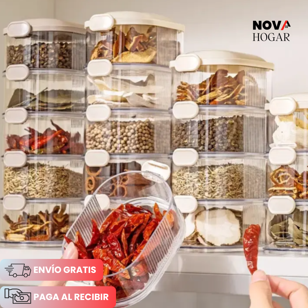 FreshStack™ Cajas Organizadoras Apilables para Alimentos