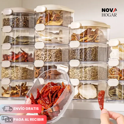 FreshStack™ Cajas Organizadoras Apilables para Alimentos