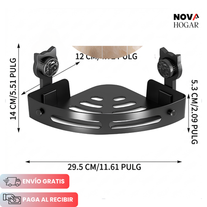 WallGuard™ Set X2 Repisa de Esquina sin Perforaciones