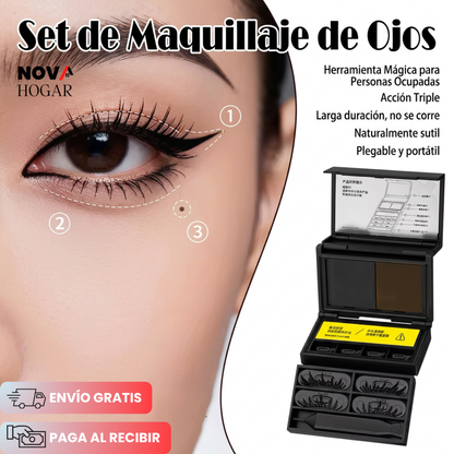 LashStamp™ Set 3 en 1 de Pestañas y Delineador