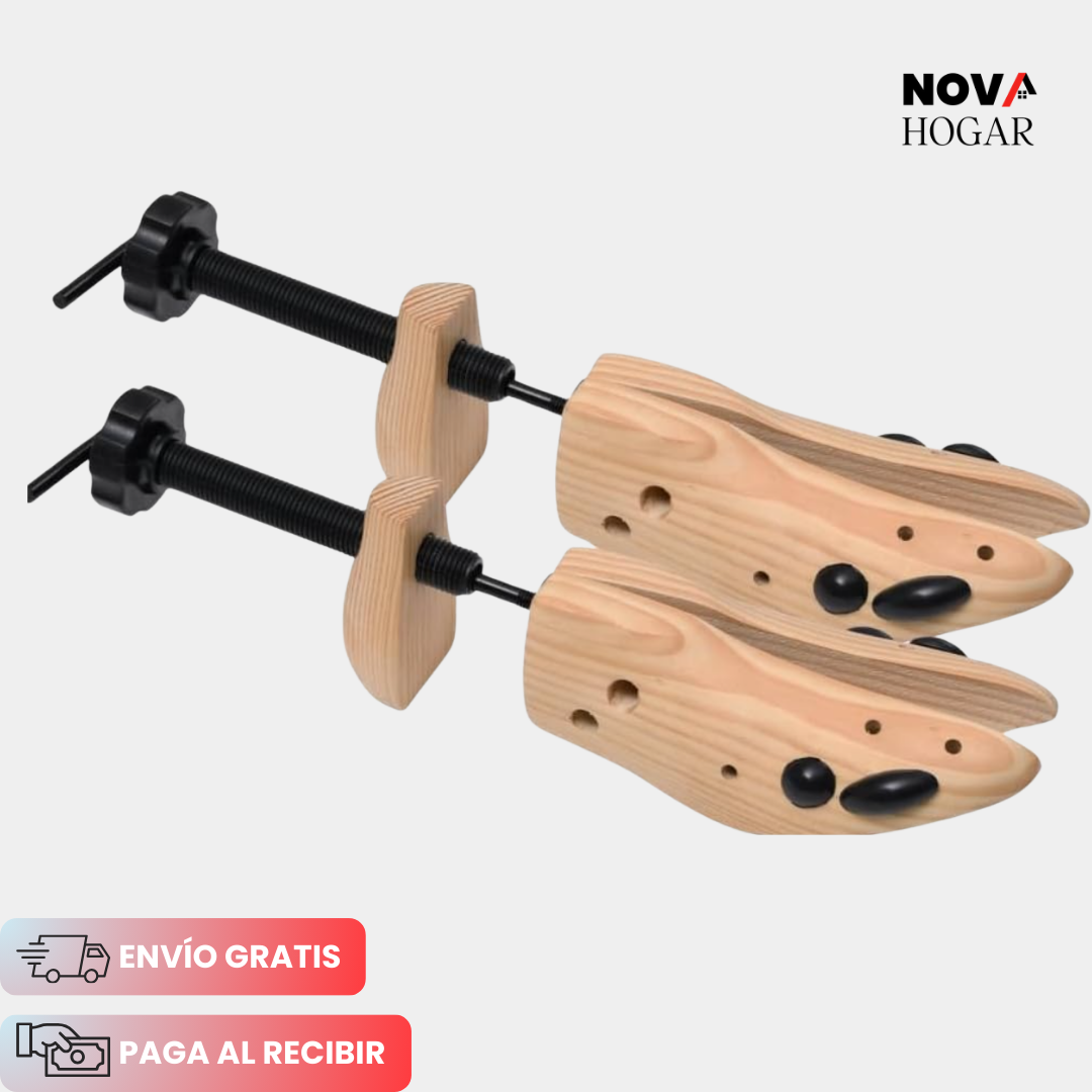 StretchShoe™ Horma de Madera Expansora de Zapatos