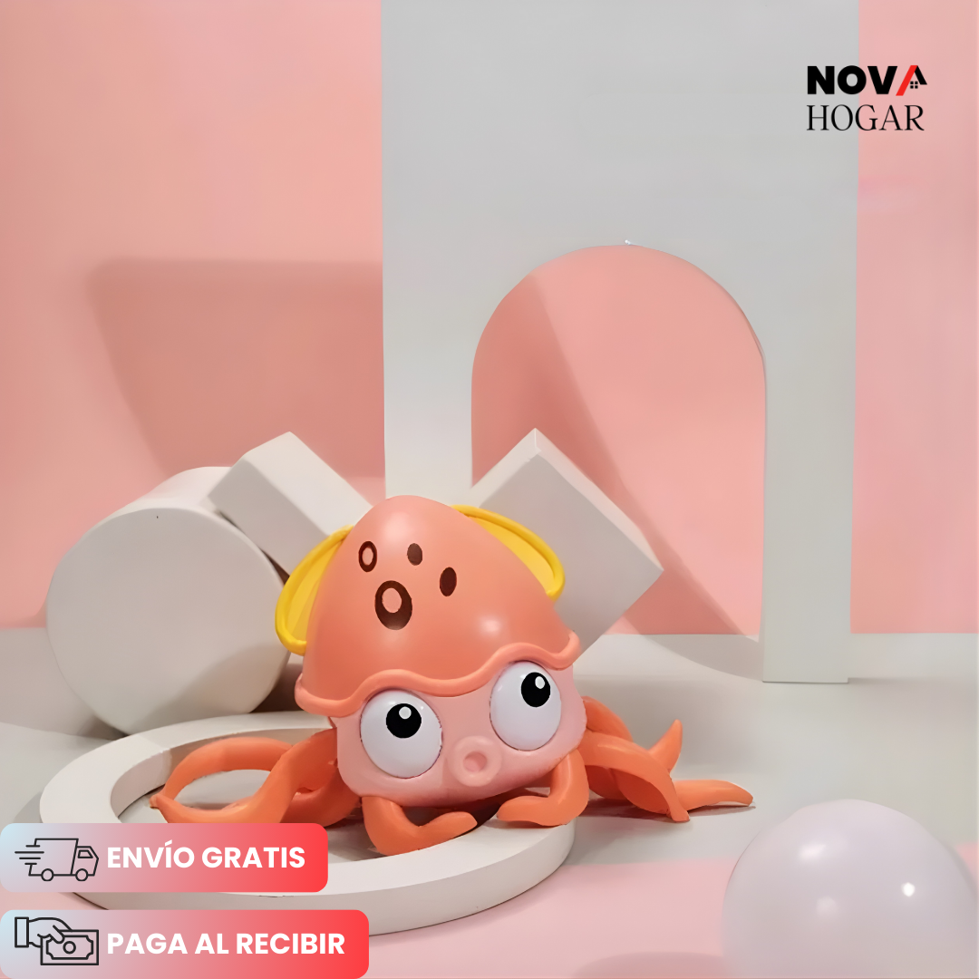 SquidZoom™ Calamar Luminoso Musical Interactivo