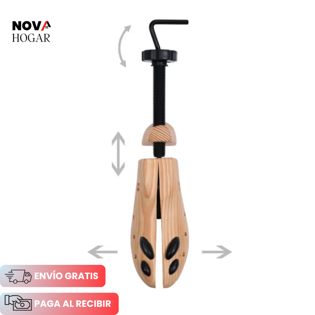 StretchShoe™ Horma de Madera Expansora de Zapatos
