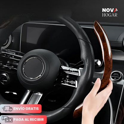 WoodGrip™ Funda Antideslizante Segura para Volante