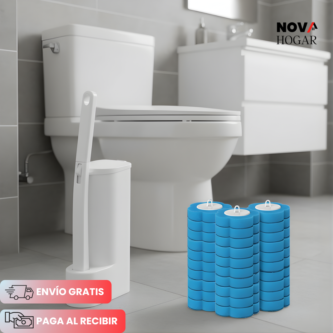 ClickScrub™ Kit De Escobilla Desechable para Inhodoro