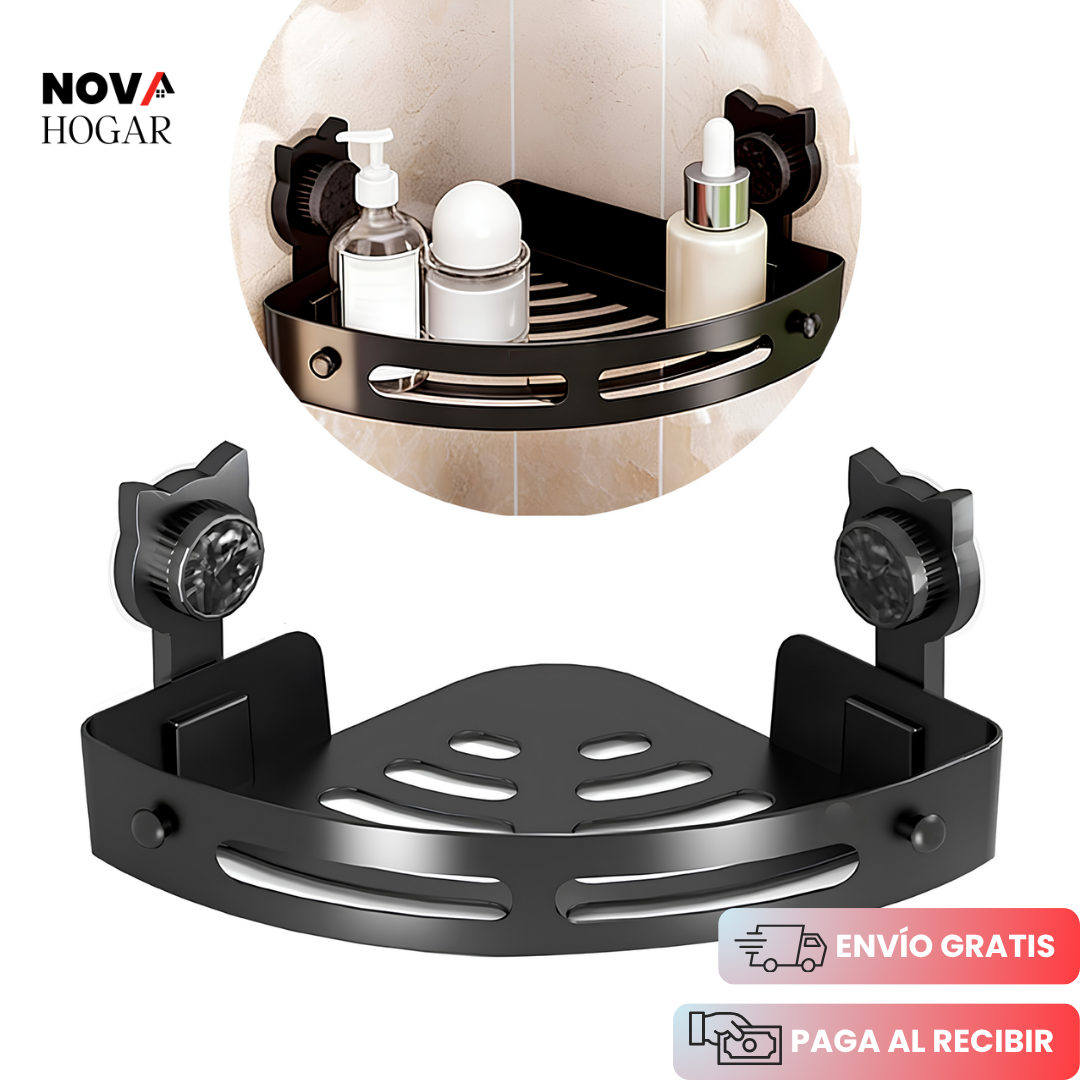 WallGuard™ Set X2 Repisa de Esquina sin Perforaciones