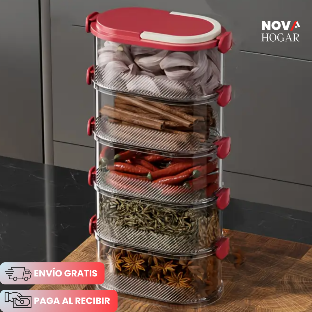 FreshStack™ Cajas Organizadoras Apilables para Alimentos