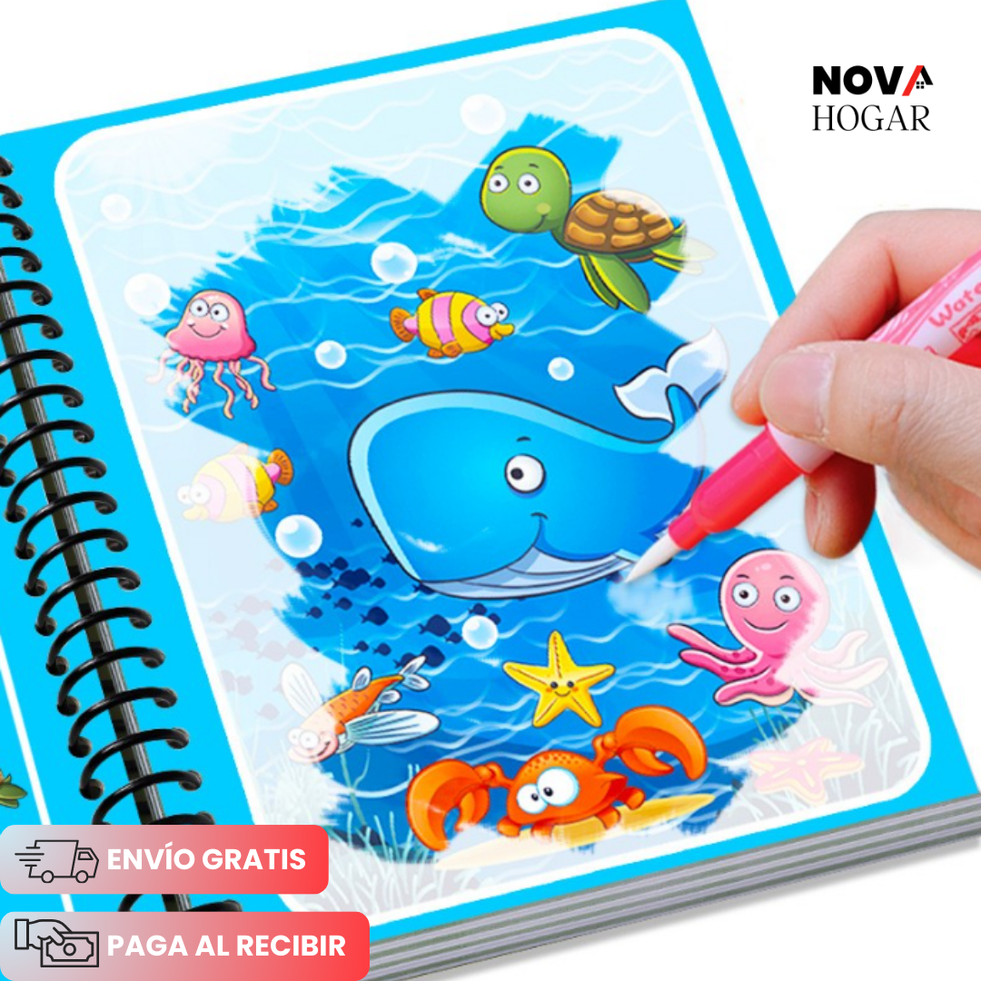 Pack x4 WaterBook™ Libro Mágico Reutilizable