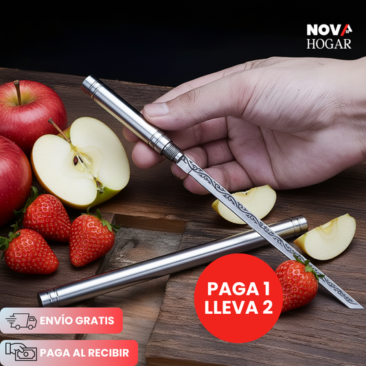 2x1 ZenSlice™ Cuchillo Cortador De Frutas Portátil