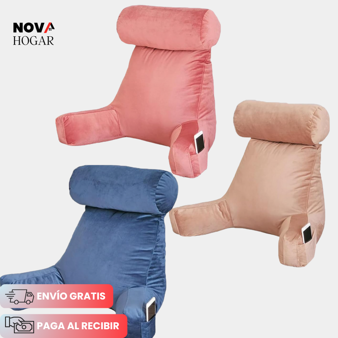CuddlePillow™ Almohada de Lectura con Respaldo