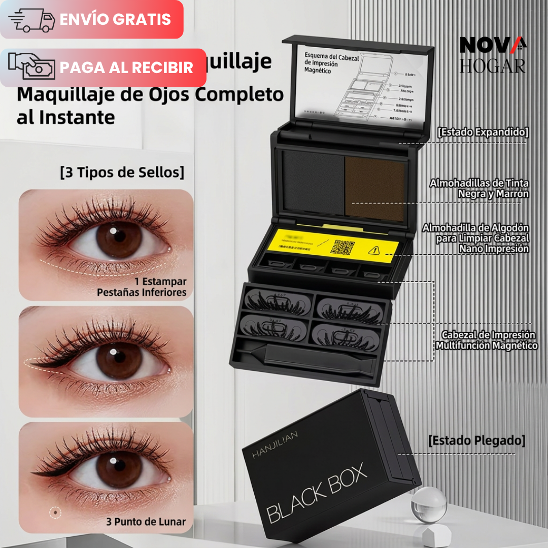 LashStamp™ Set 3 en 1 de Pestañas y Delineador