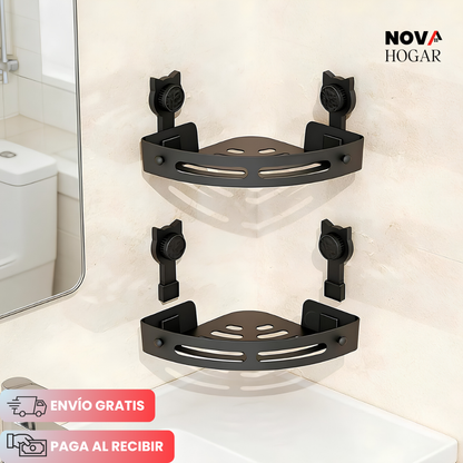 WallGuard™ Set X2 Repisa de Esquina sin Perforaciones