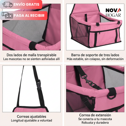 PawsSecure™ Silla de Seguridad para Mascotas