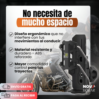 RideHolder™ Porta botellas Plegable para Motocicleta