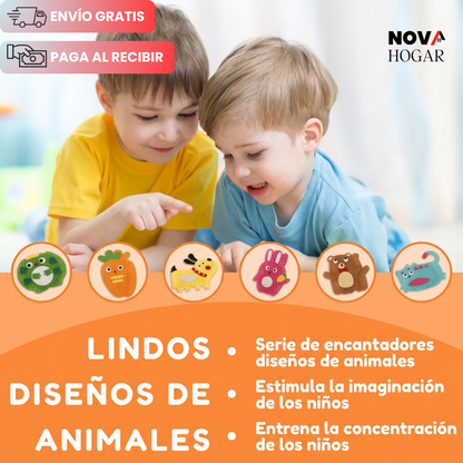 StitchBuddy™ Kit De Costura para 6 Peluches de Fieltro