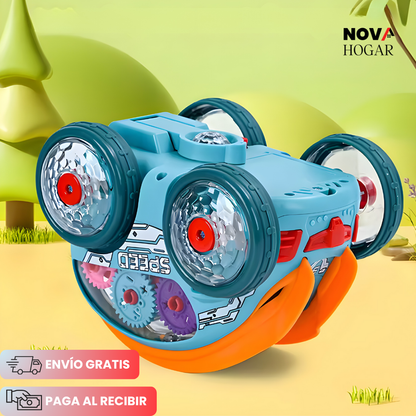 GearRacer™ Auto Dinámico con Luces y Acrobacias