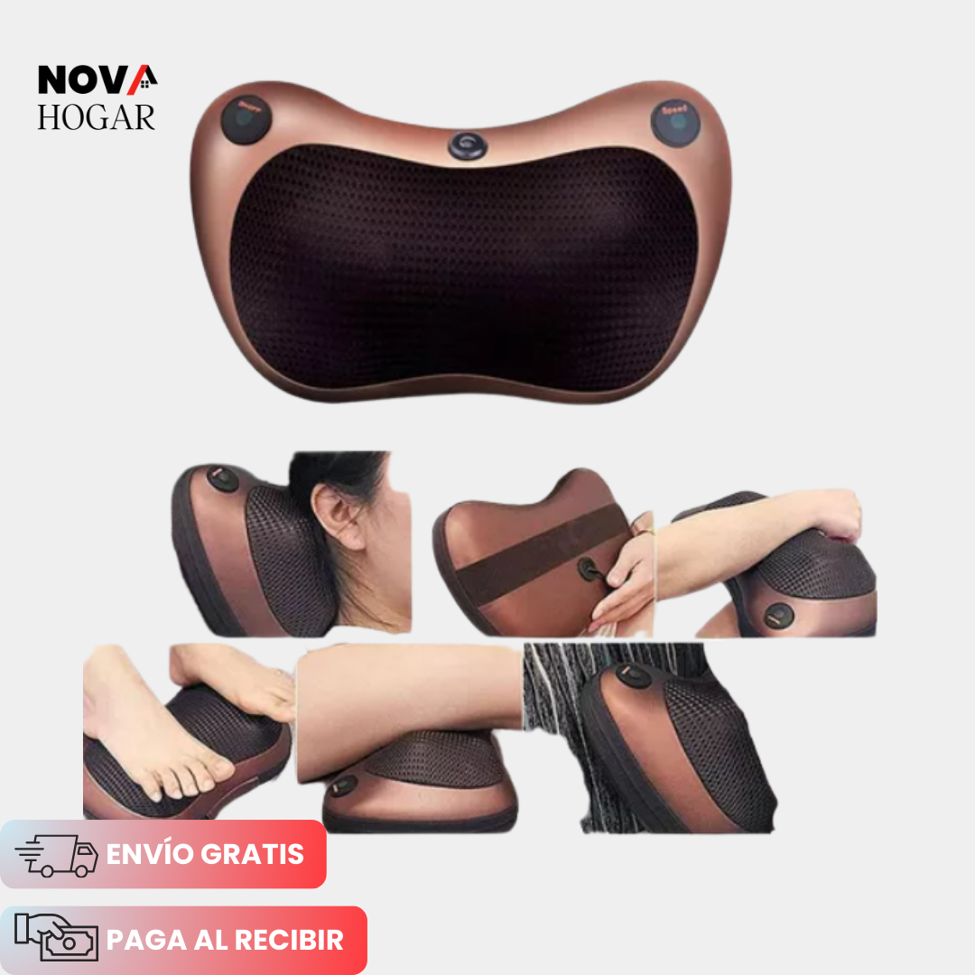 ZenKnead™ Masajeador Shiatsu Cuerpo Completo con Temperatura Ajustable