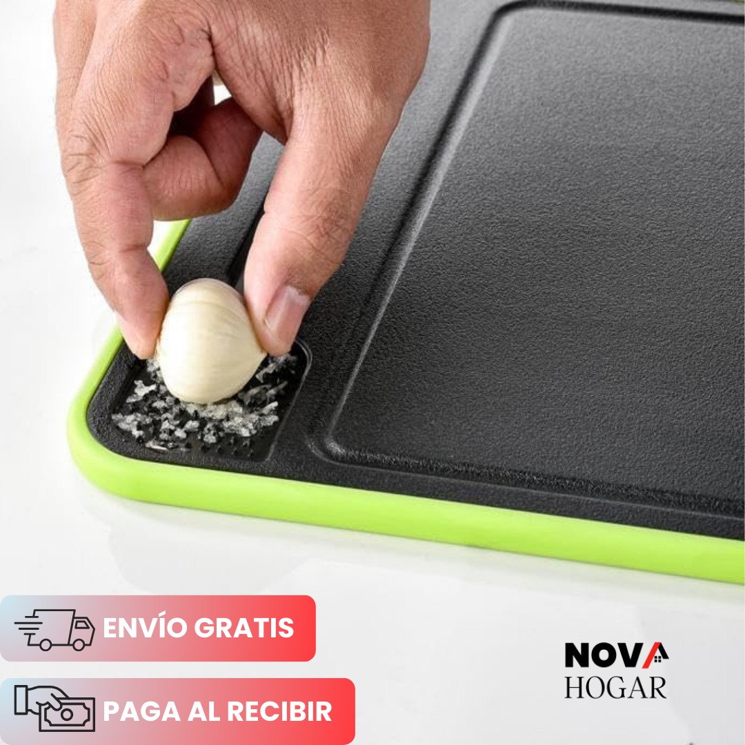 MultiSlice: Tabla Premium 4-en-1 con Descongelación Rápida