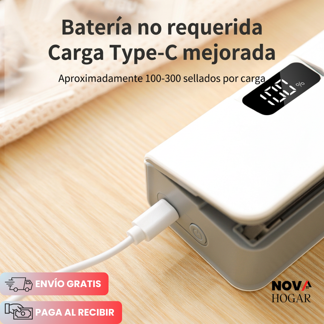 Freshsealed™ Mini Sellador Térmico de Bolsas con Iman