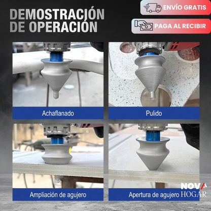 QuaDrill™ Broca Diamantada 4 Herramientas en 1