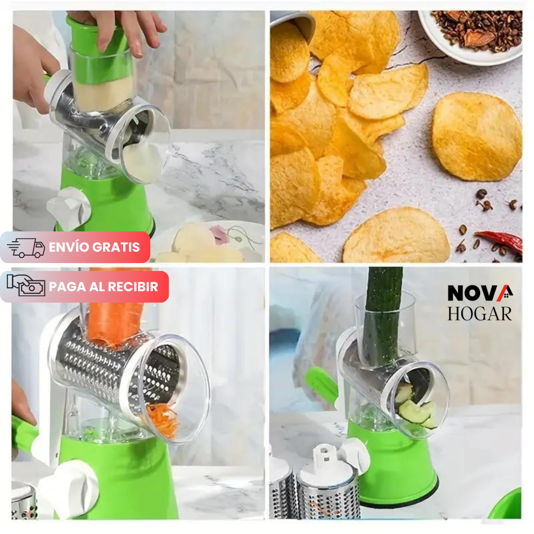 ⏰ SUPER PACK DE COCINA: Molino Cortador Verduras + Machaca Ajos
