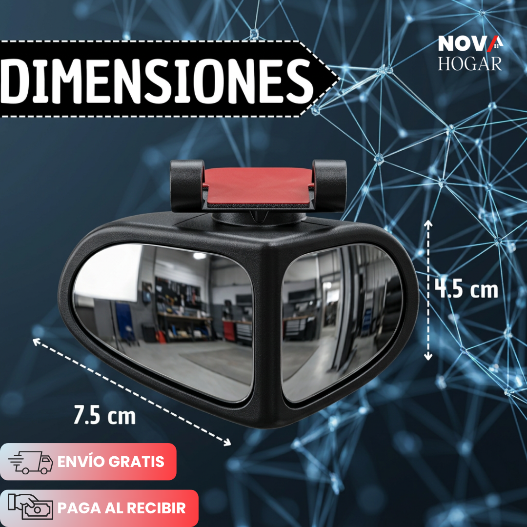 SafeView 360™ Set x2 Espejo Auxiliar De Visión Amplia