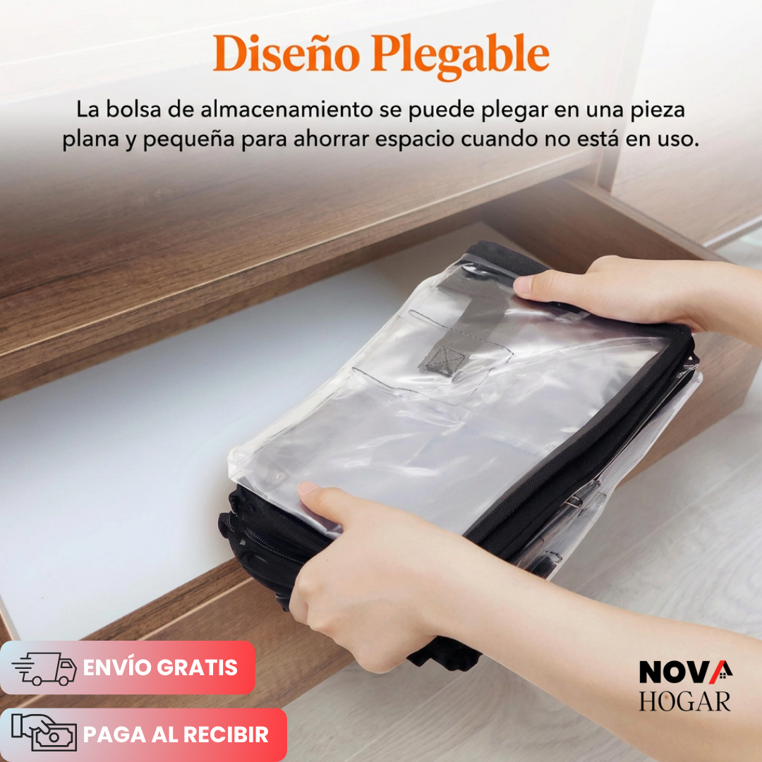 2x1 PackGuard™ Bolsas Organizadoras Grandes Transparentes