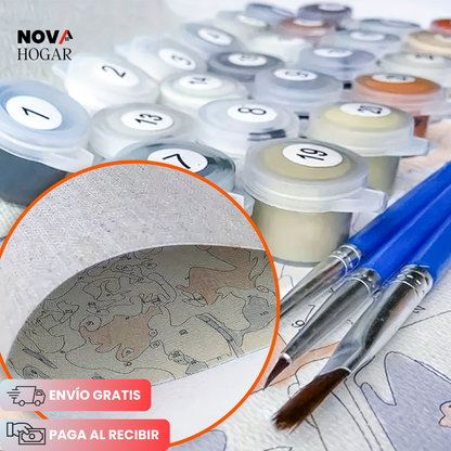 ArtEase™ Kit de Lienzo para Pintura con Números