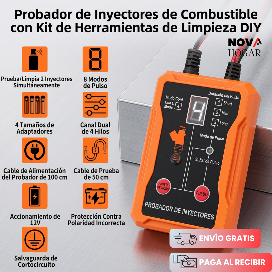 PulseClean™ Kit de Limpiador Profesional De Inyectores