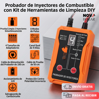 PulseClean™ Kit de Limpiador Profesional De Inyectores