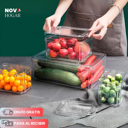 FreshBox™ Set de 7 Contenedores de Alimentos