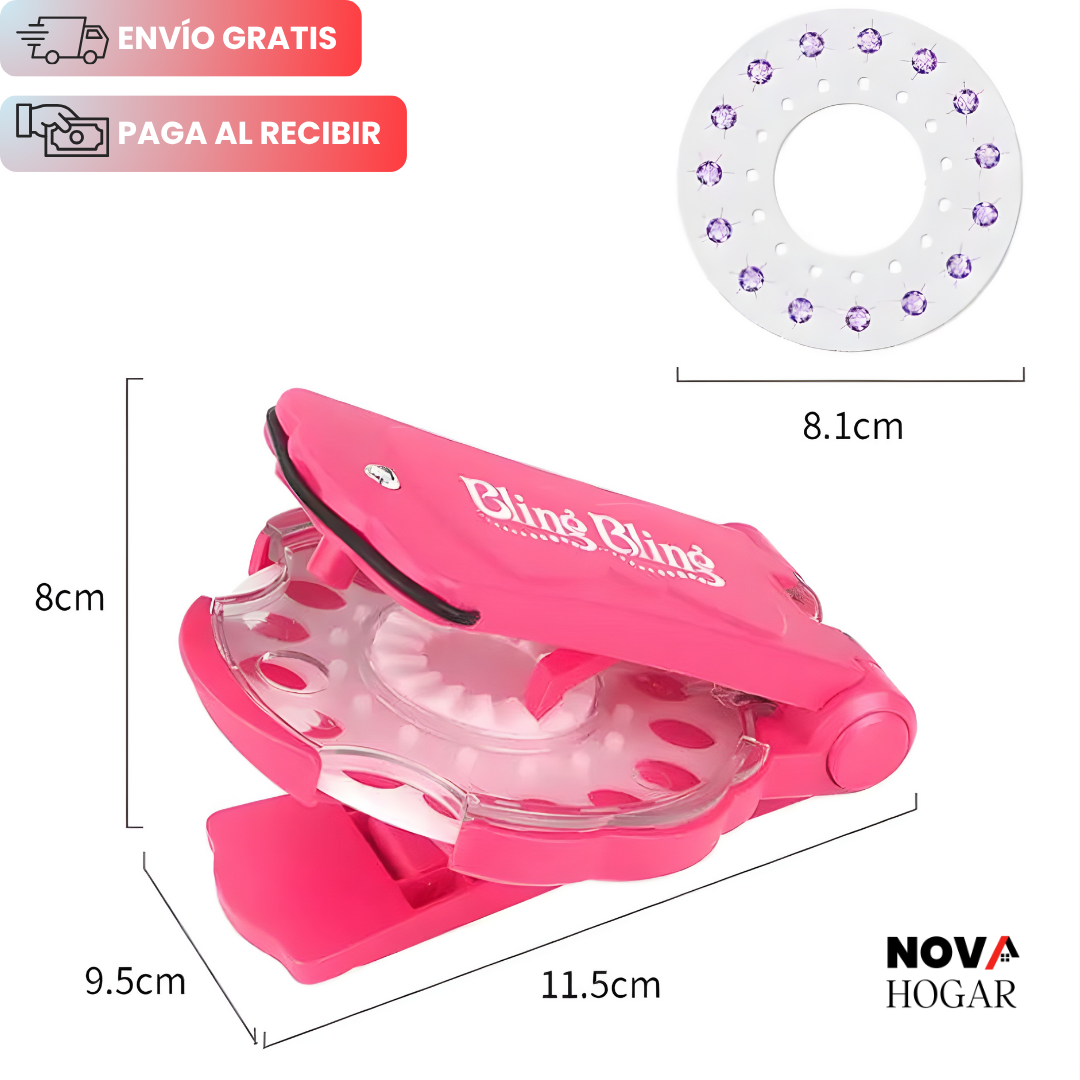 SparkleStyler™ Herramienta Creativa de Gemas para Peinados