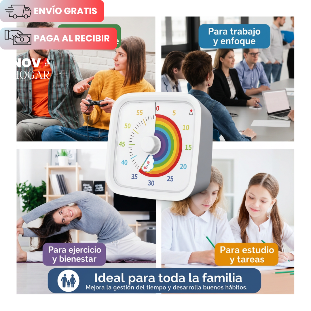RainbowTime™ Temporizador Visual De Colores para Niños