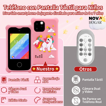 KidPhone™ Celular Educativo con Cámara Dual para Niños