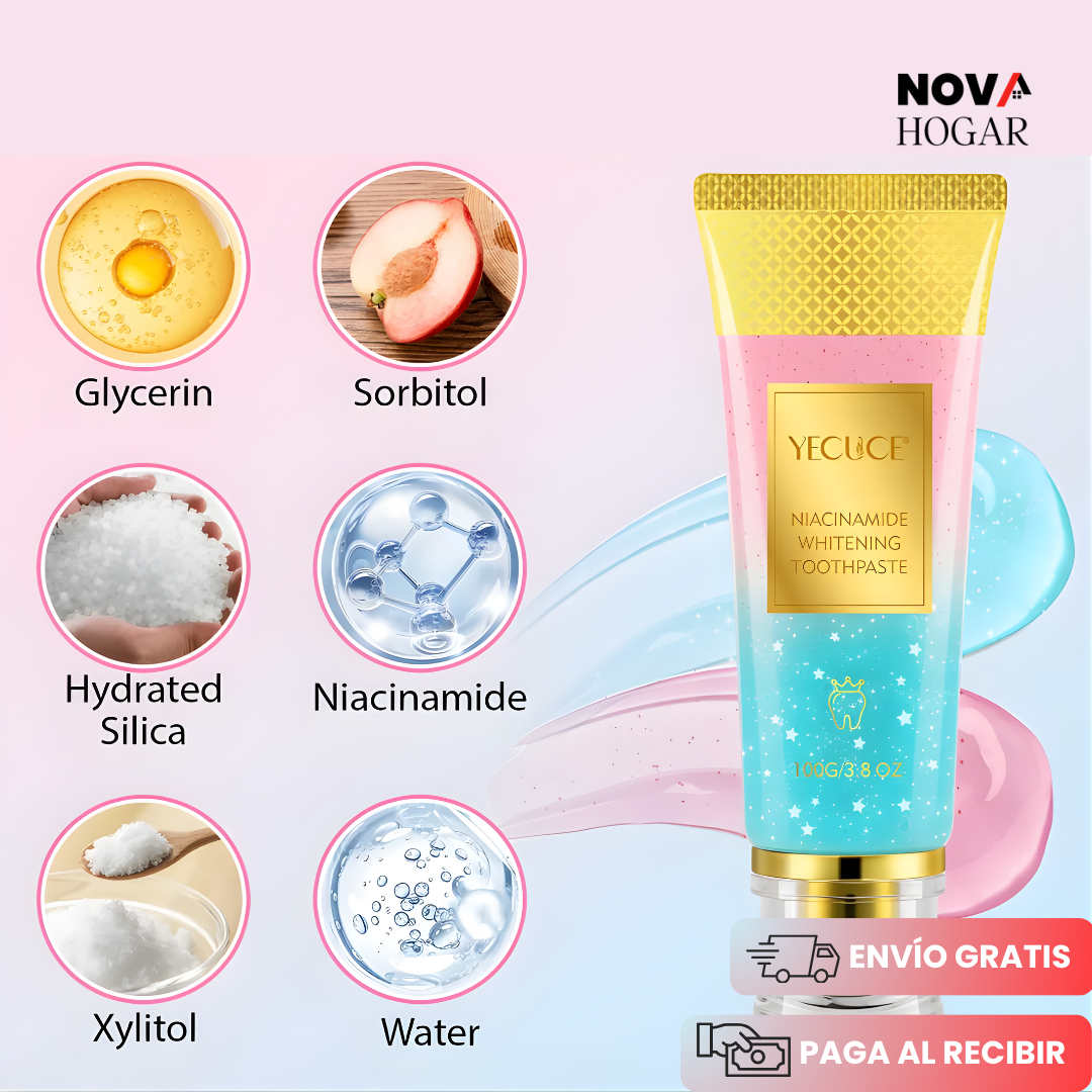 BrightNia™ Pasta Dental Blanqueadora con Niacinamida