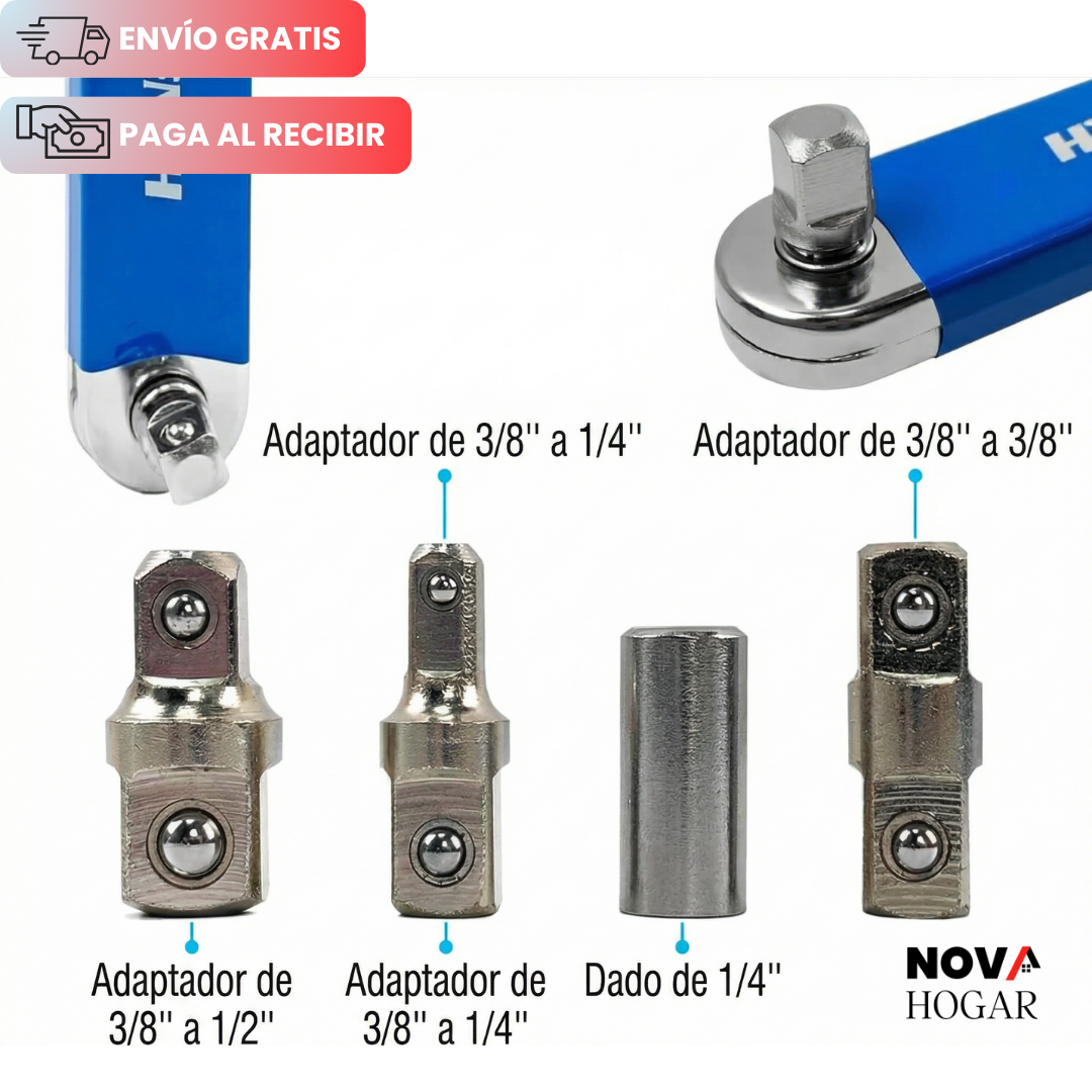 SlimReach™ Set de Llave Extensor para Trinquete