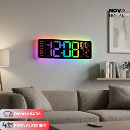SmarTime™ Reloj Digital de Pared de Gran Tamaño