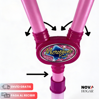 K-Pop Star™ Micrófono Infantil con Luces y Bluetooth