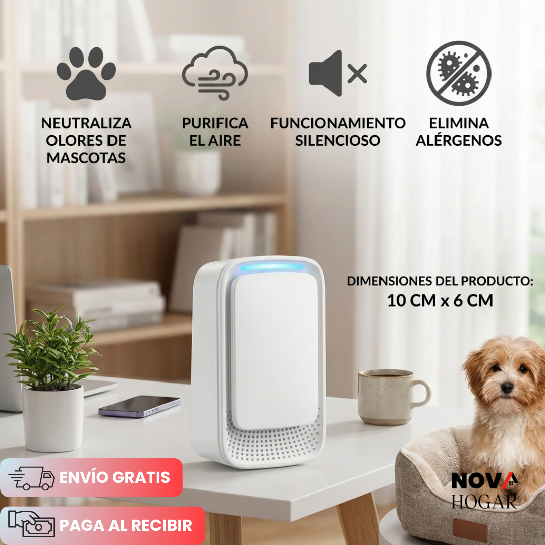 IonPure™ Purificador Iónico para Hogares con Mascotas